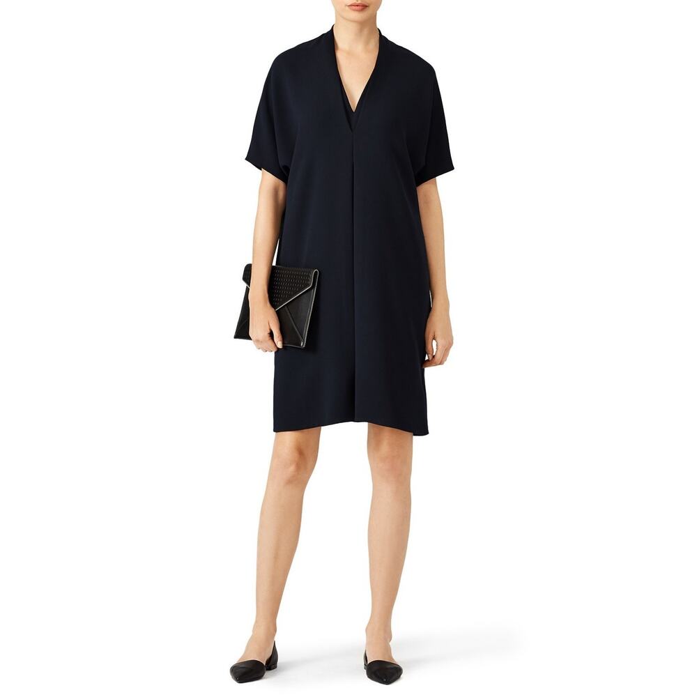 Vince Midnight V-Neck Dress
